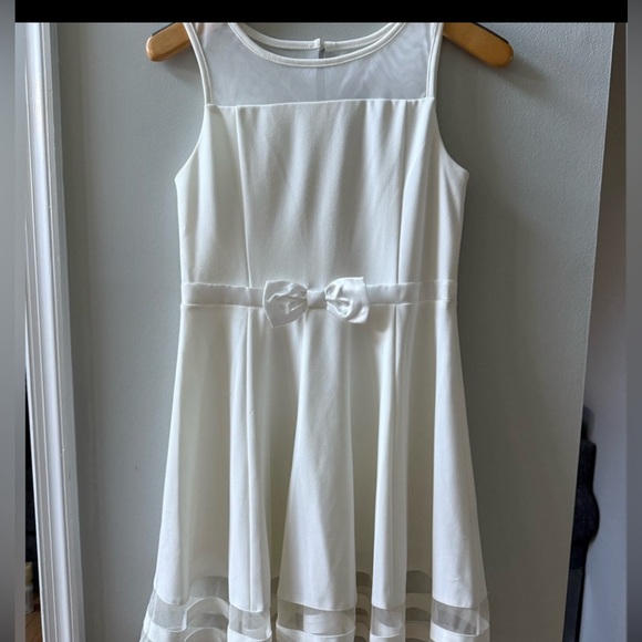 Calvin Klein Girls White Dress - Picture 8 of 9
